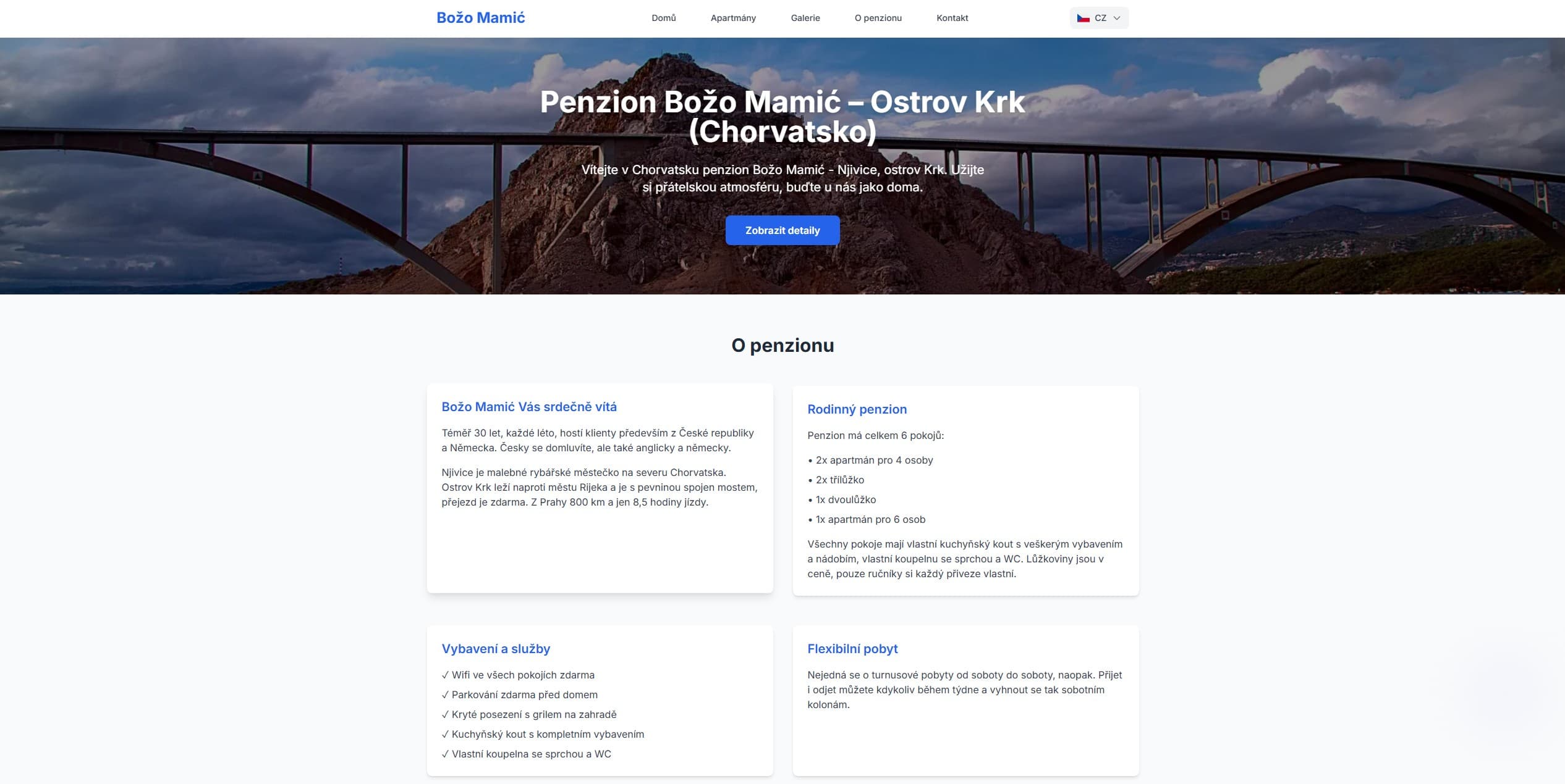 Apartmán Božo Mamić